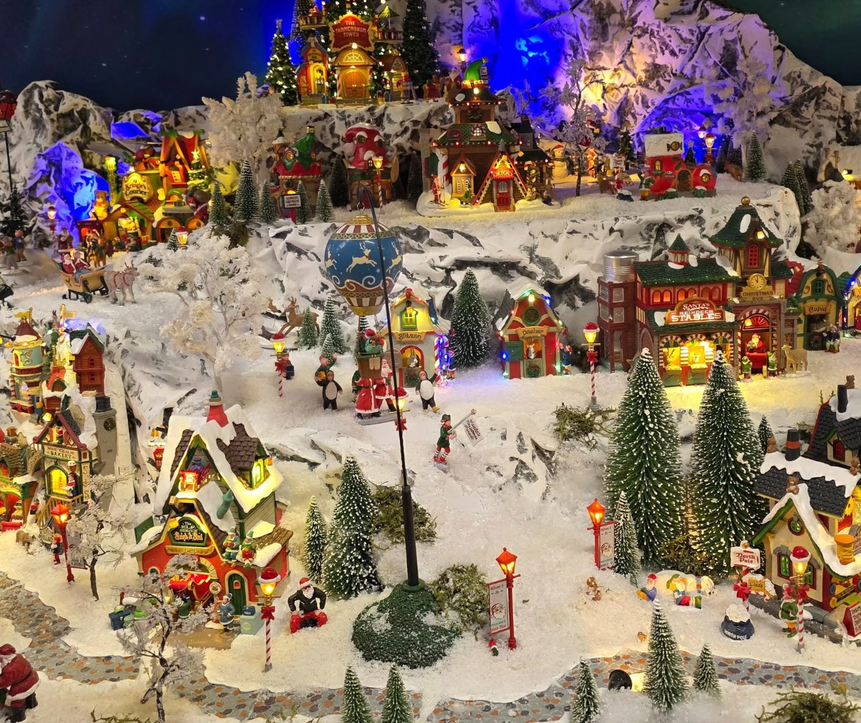 Baue ein Weihnachtsdorf!