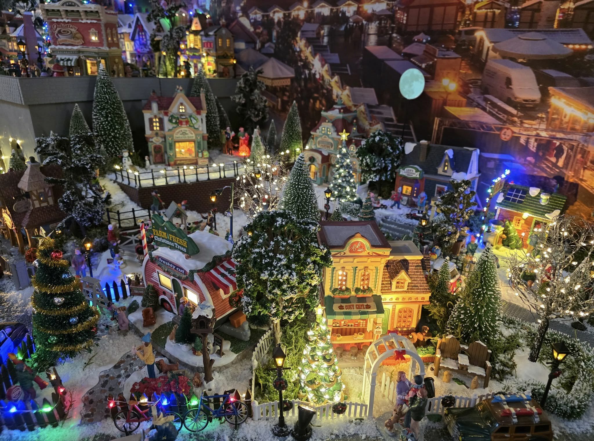 Baue ein Weihnachtsdorf!